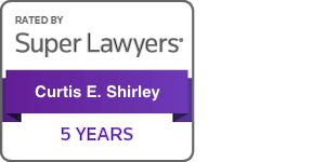 Rated By Super Lawyers | Curtis E. Shirley | 5 Years